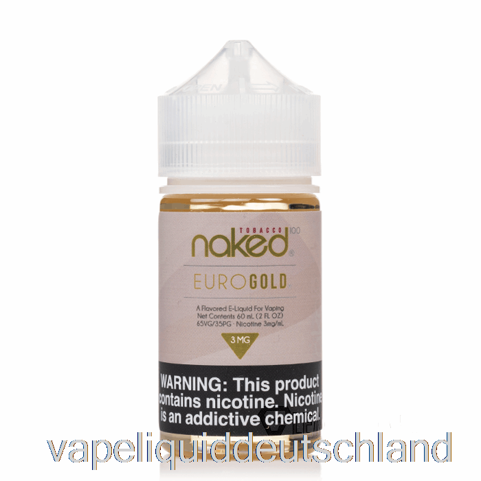 Euro Gold – Naked 100 Tabak – 60 Ml 3 Mg Vape-Flüssigkeit